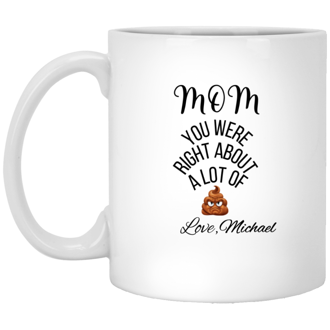 Mom You Were Right Personalizable | High Quality Ceramic Mug