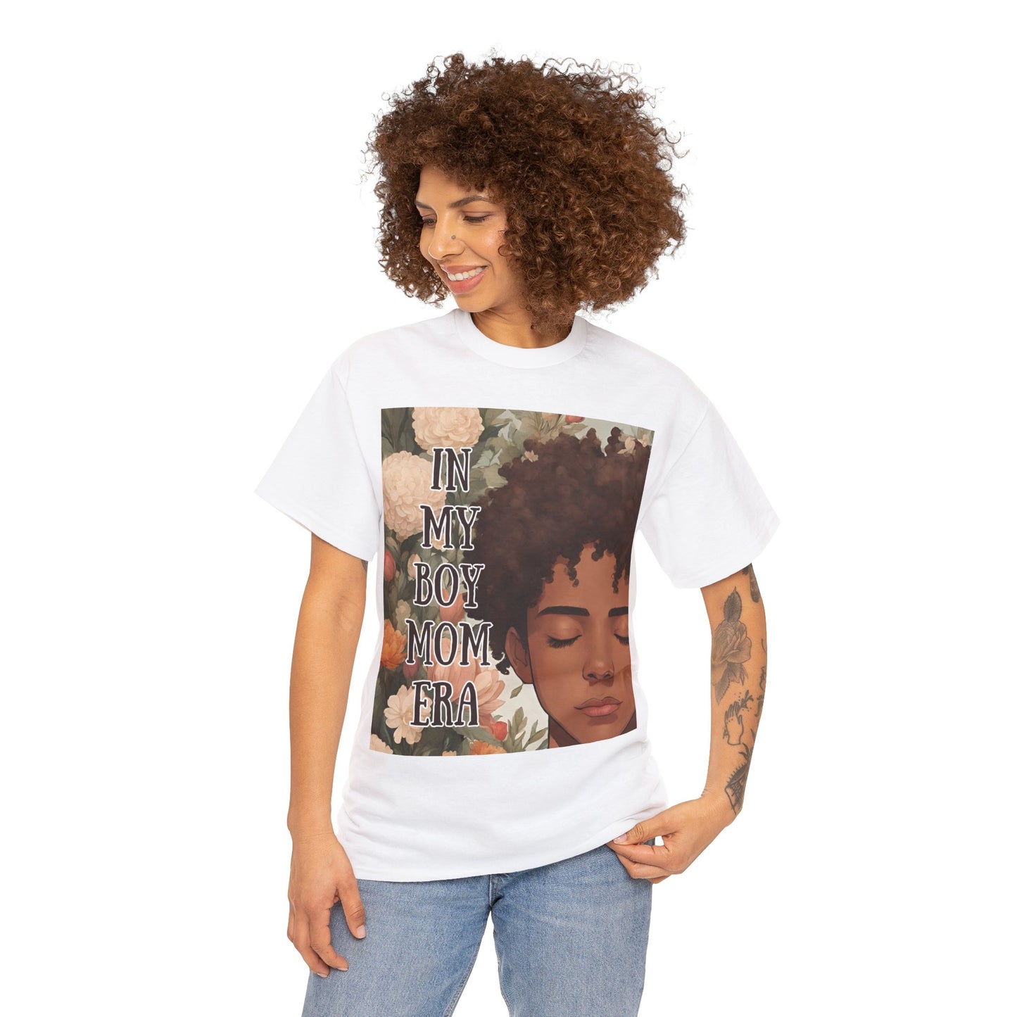 Im In My Boy Mom Era | Unisex Heavy Cotton Tee