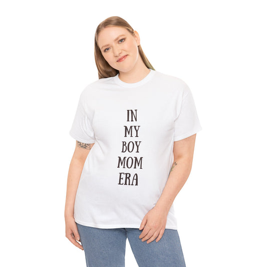 In My Boy Mom Era Graphic Text | Heavy Cotton Tee