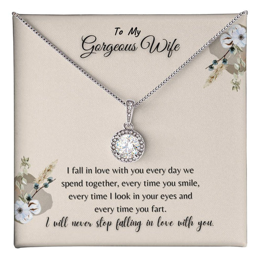 To My Gorgeous Wife | Eternal Hope Necklace