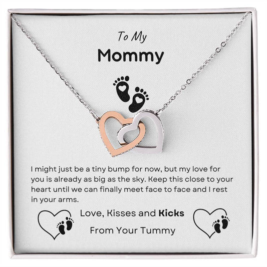 To My Mommy | Interlocking Hearts Necklace