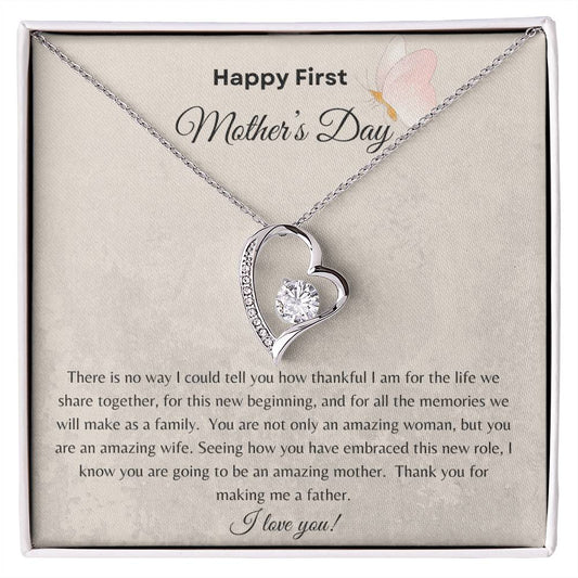 Happy First Mother's Day | Forever Love Necklace