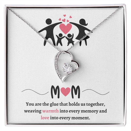 Mom You Are The Glue | Forever Love Necklace