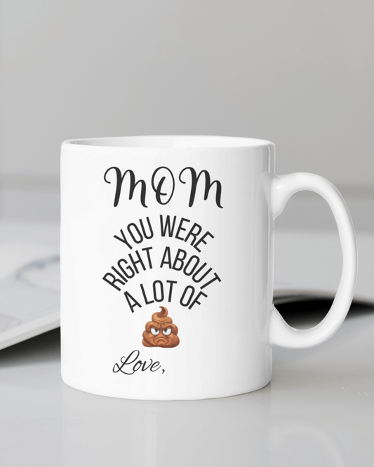 Mom You Were Right Personalizable | High Quality Ceramic Mug