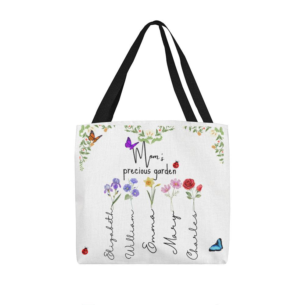 Birth Flower Mom Precious Garden Classic Tote Bag